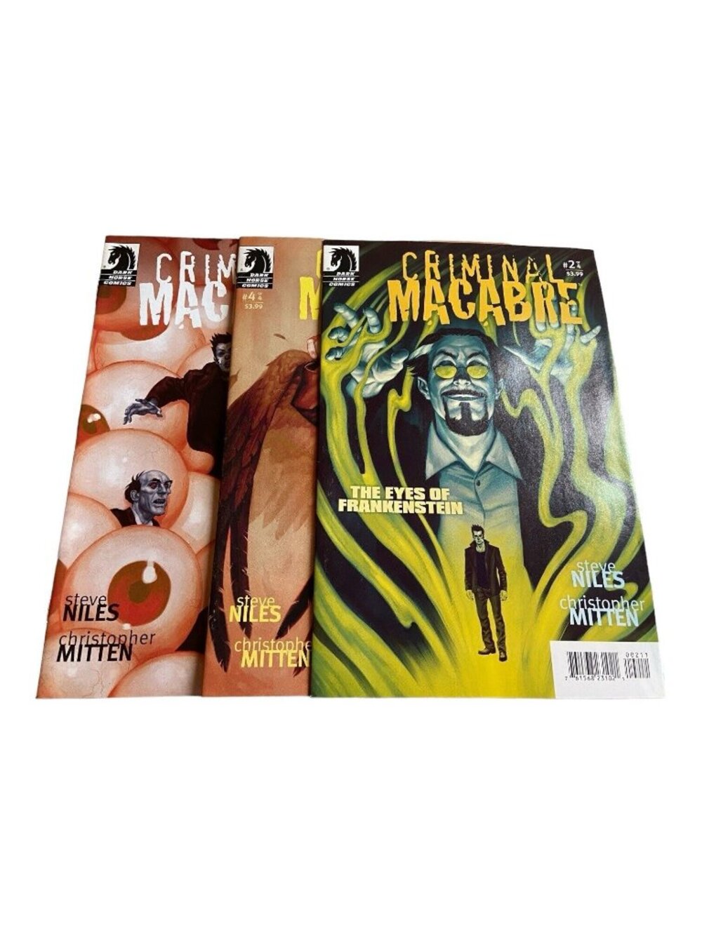 Criminal Macabre Lot #2-4 Dark Horse Steve Niles VF Horror Comic Set